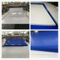 Corrugated Plastic / Hollow PP for Silkscreen Printing PP Coroplast Sheet 100% Virgin Material Advertising High Surface Hardness